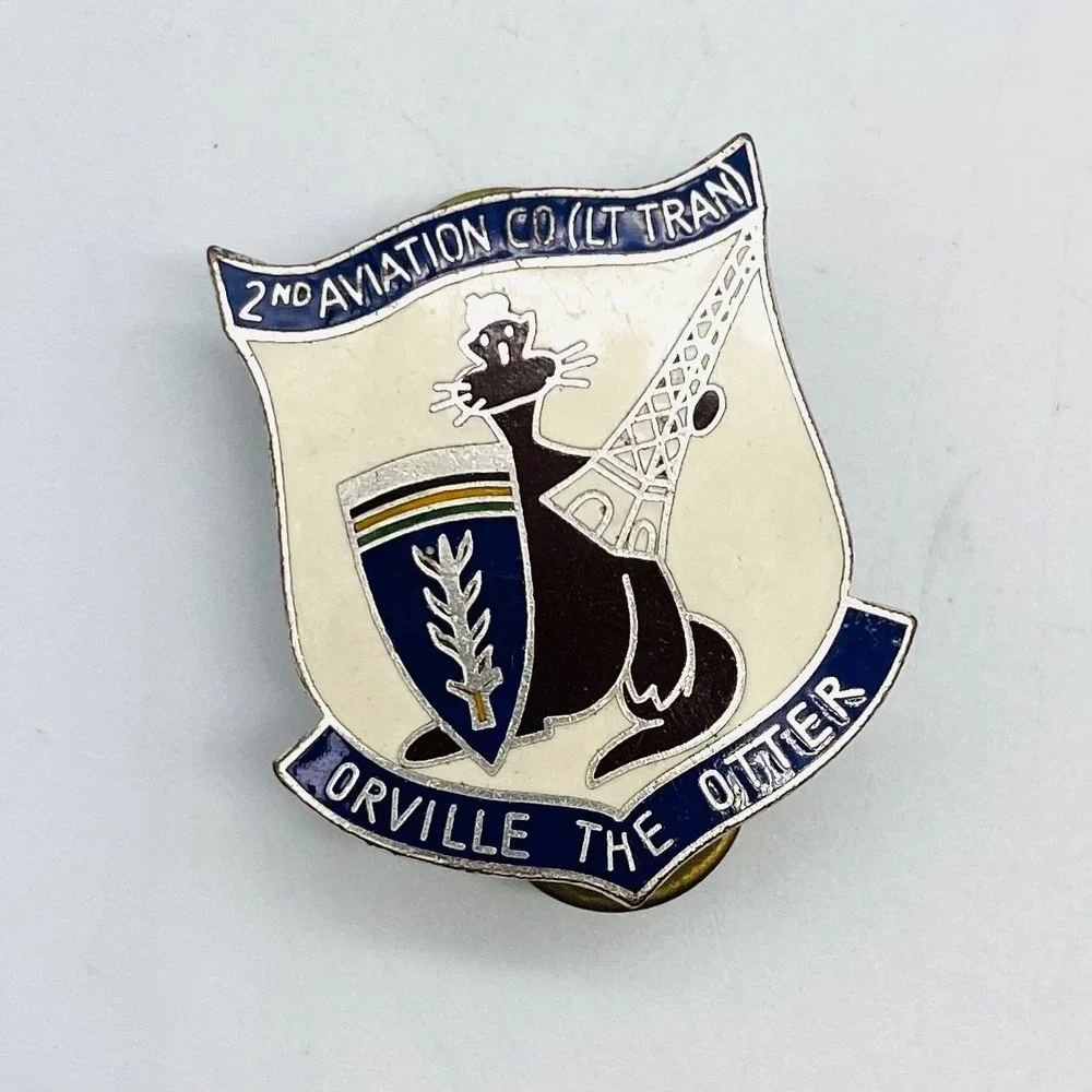 2nd Aviation Co Orville the Otter Military‎ Pin